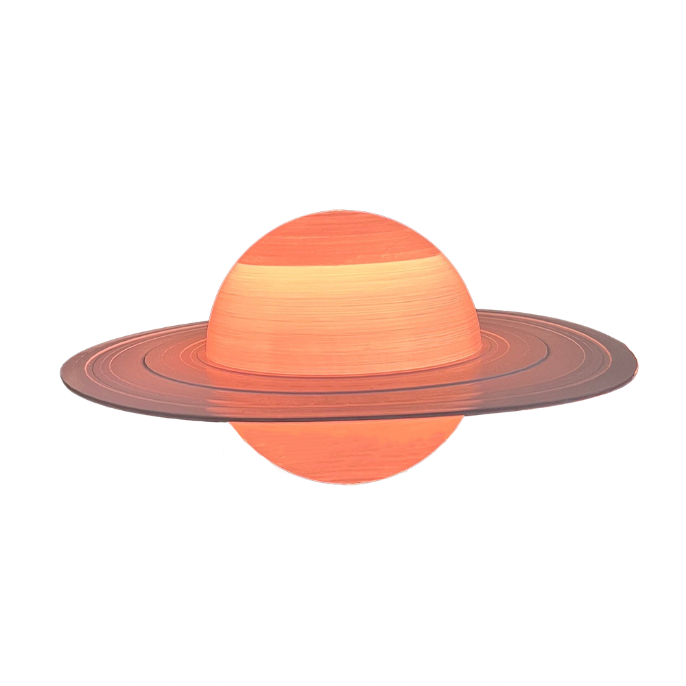 9" Rings of Saturn Lamp