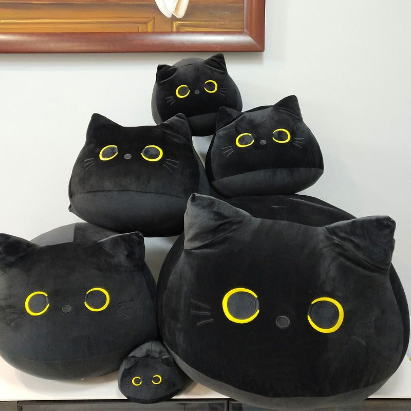 Black Cat Cushion Plush Toy
