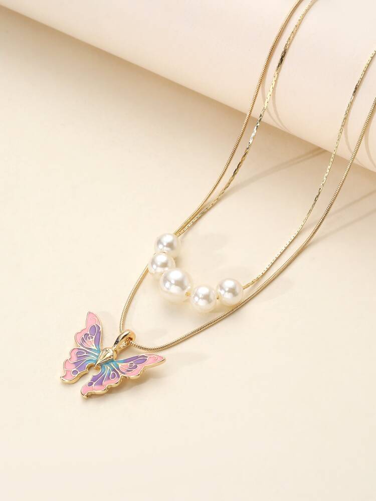 Fans of Barbie Butterfly Necklace - Signature Collection