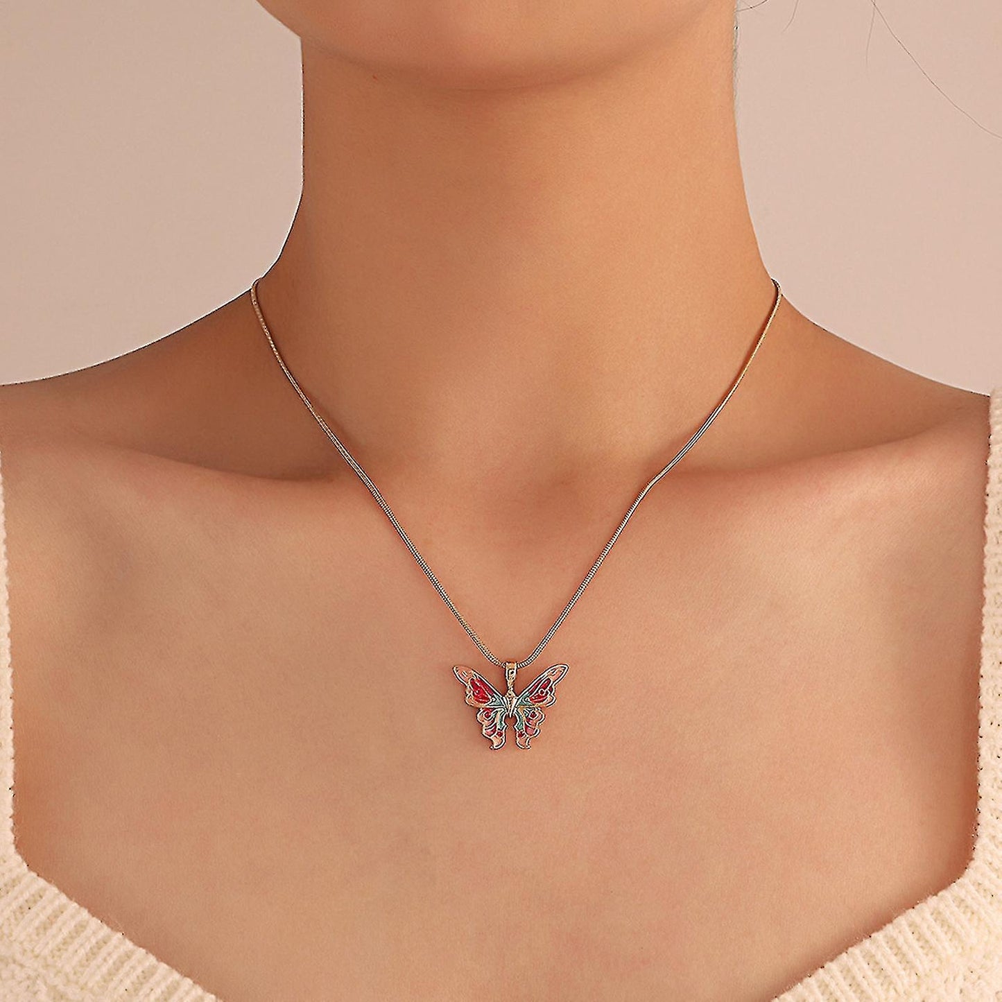 Fans of Barbie Butterfly Necklace - Customizable