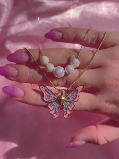 Fans of Barbie Butterfly Necklace - Signature Collection