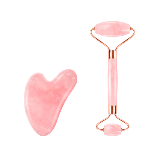 Cassie's Rose Quartz Roller & Gua Sha