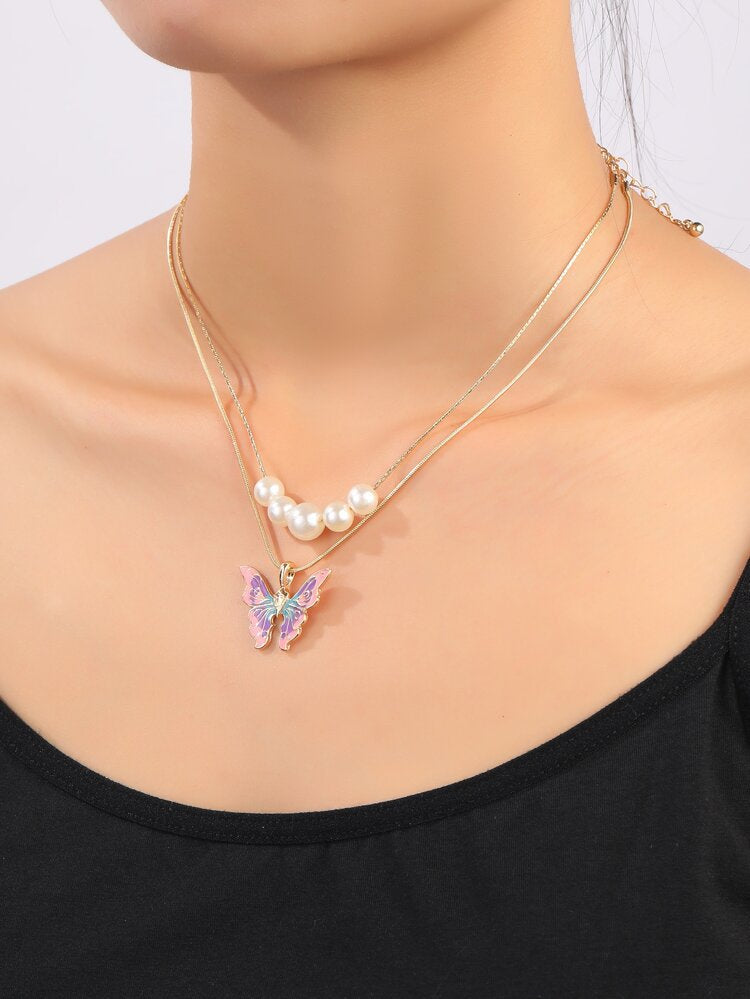 Fans of Barbie Butterfly Necklace - Signature Collection