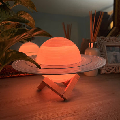 9" Rings of Saturn Lamp